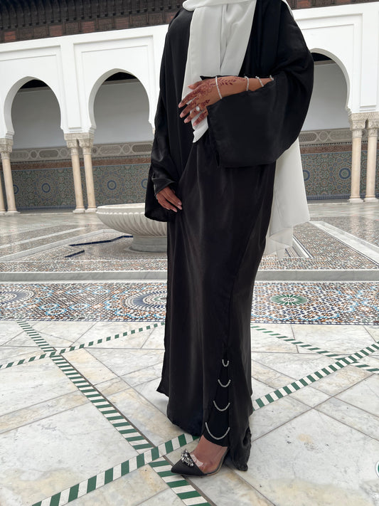Abaya Black pearl